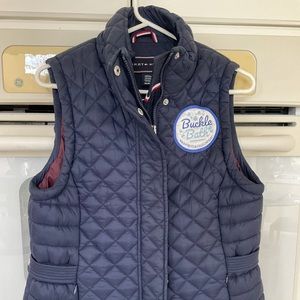 Tommy Hilfiger navy blue jacket, child’s medium size.